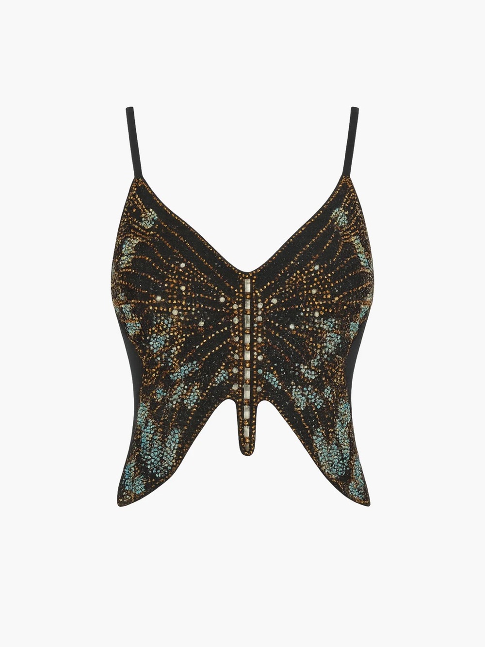 Fiorina Rhinestone Butterfly Top